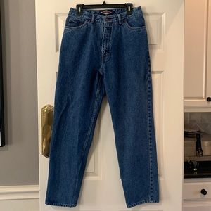 Vintage Ruff Hewn women’s jeans, size 14, medium wash.